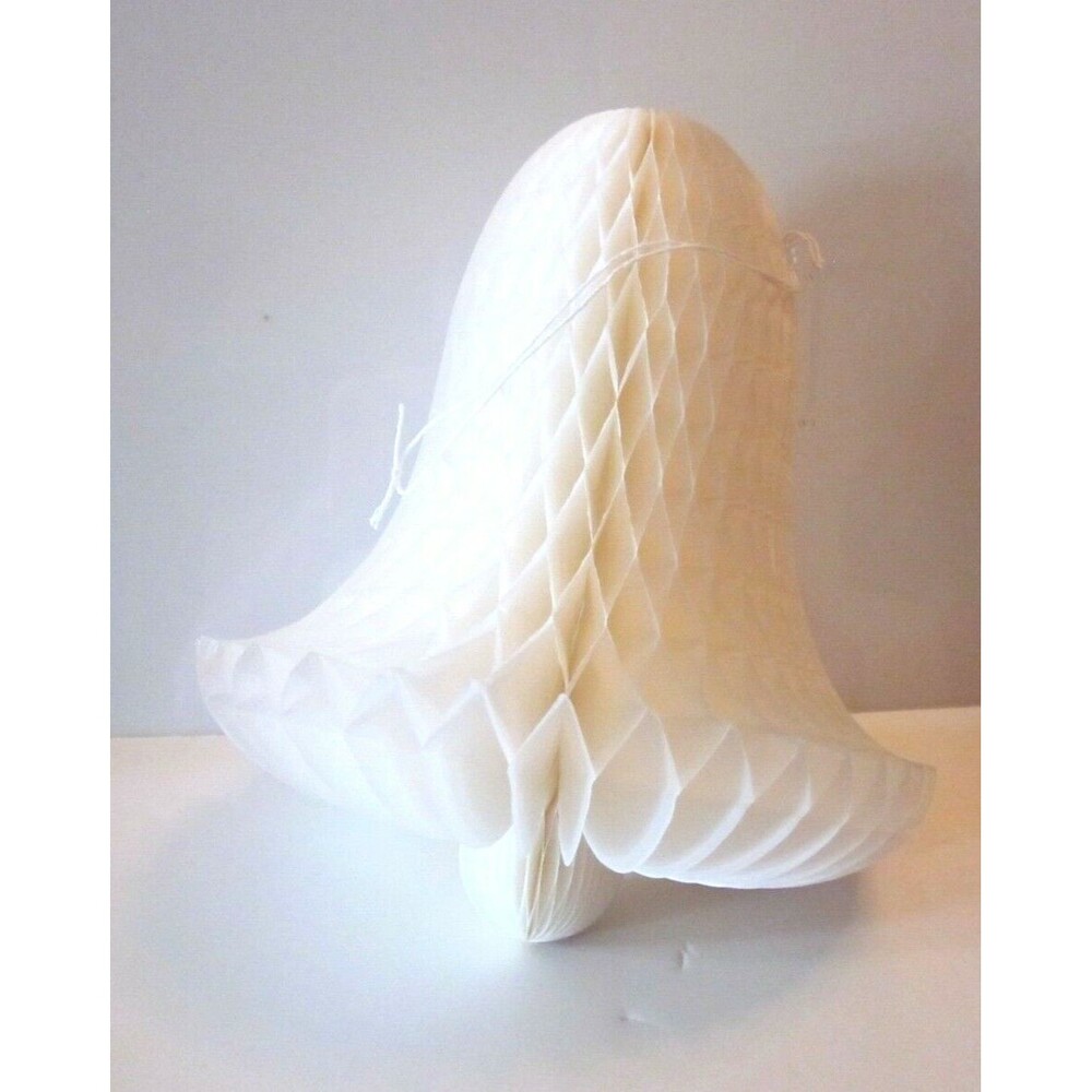 Vintage Hallmark Paper Honeycomb Bell 1980   9" Foldout Decoration